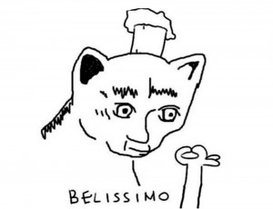 Create meme: meme cat Belissimo, Belissimo meme, cat Belissimo