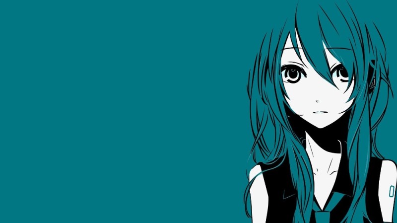 Create meme: anime girl, background anime, anime Miku