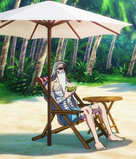 Create meme: anime , Ray the anime Giant, anime beach