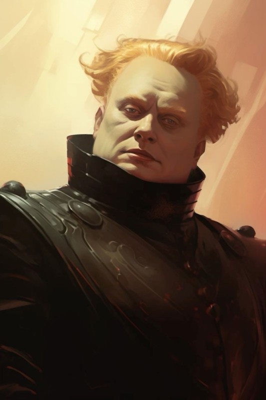 Create meme: Baron Harkonnen Dune 2021, Baron Vladimir Harkonnen Dune, Dune is a villain