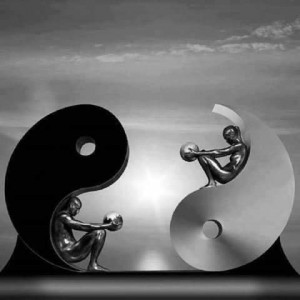 Создать мем: balance, дао, yin yang