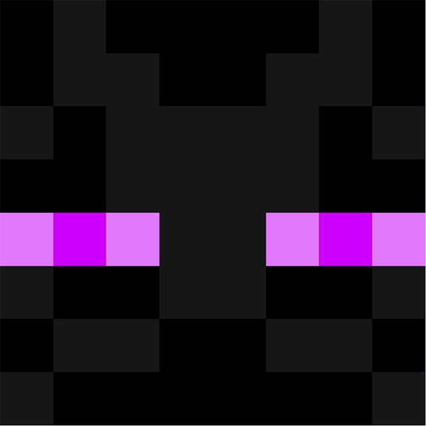 Create meme: the head of the enderman, enderman's eye, enderman's face