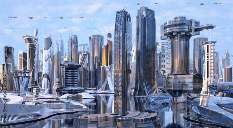 Create meme: the architecture of the future, future , the project city of the future 
