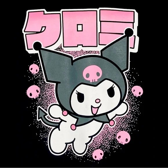 Create meme: hello kitty kuromi, hello kitty kuromi, indie kid kuromi