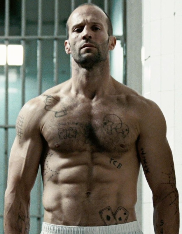 Create meme: Jason Statham body, Jason Statham's torso, The Death Race by Jason Statham