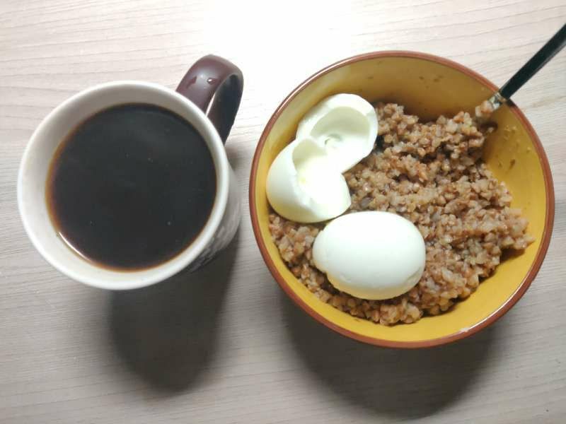 Create meme: buckwheat for breakfast, buckwheat porridge for breakfast, for Breakfast