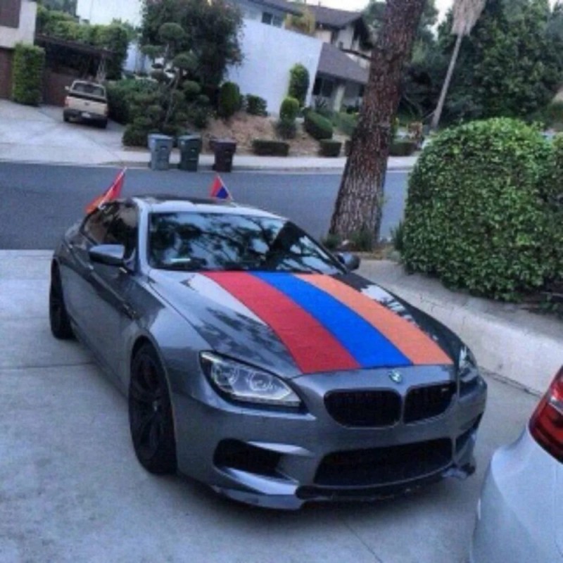 Create meme: vinyl on BMW M4, tricolor BMW M5, bmw m4 vinyl