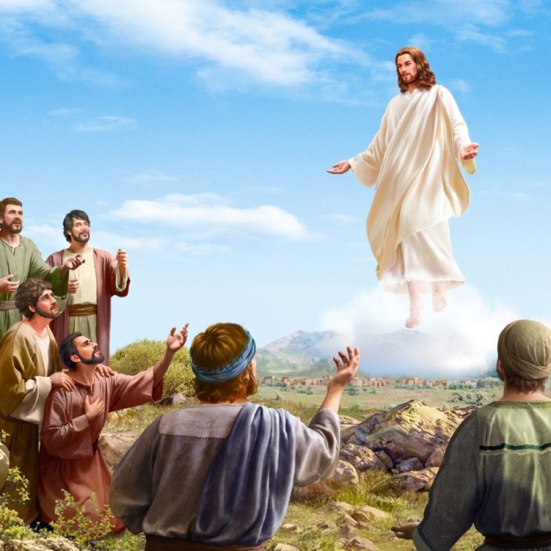 Create meme: the coming of jesus christ, The Messiah is Jesus Jesus Christ, The ascension of Christ