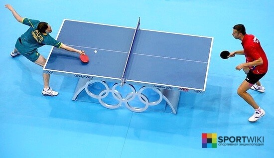Create meme: playing table tennis, table tennis game is an Olympic sport, table tennis