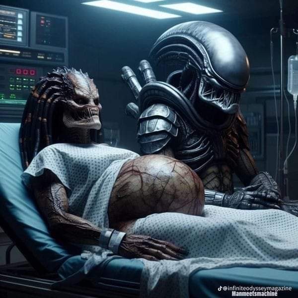 Create meme: Aliens vs predator, alien and predator, alien xenomorph