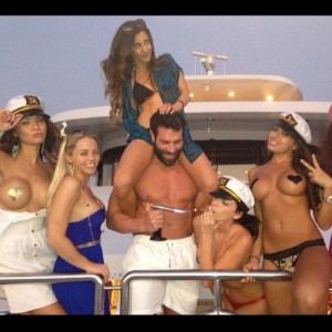 Create meme: go topless, poker player, danbilzerian