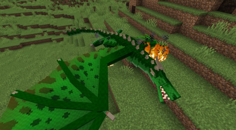 Create meme: Dinosaurs in minecraft mod, minecraft dragon mod, minecraft mod