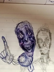 Create meme: drawings, scary pencil drawings, drawings macabre