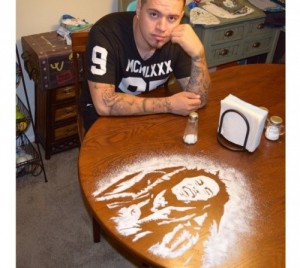 Create meme: painting with salt, scattered salt, pictures of salt