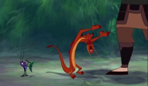 Create meme: Mulan dragon Mushu, Mulan