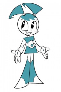 Create meme: Jenny xj-9, robot teenager