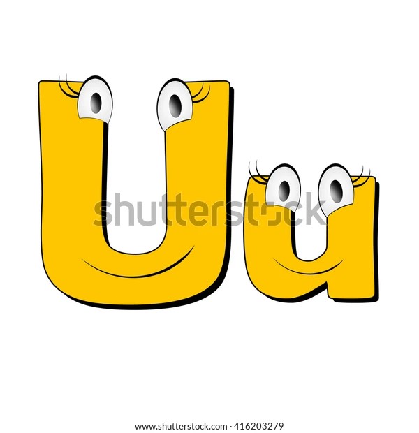 Create meme: letter u, letters , english letter u