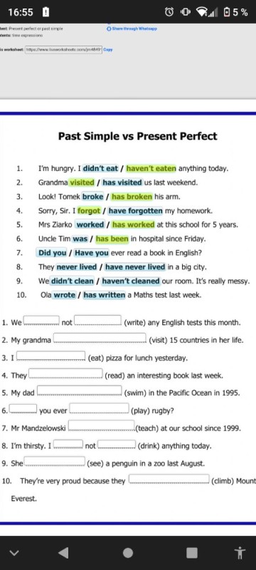 Create meme: tasks for present perfect and past simple, present perfect vs past simple exercises, present perfect past simple exercises 6th grade