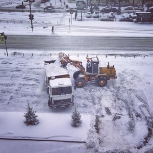 Create meme: snow removal, snow