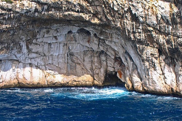 Create meme: The blue grotto of Malta, koske cave in France, Azure grotto Greece