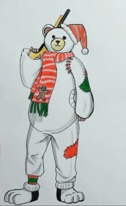 Create meme: snowman Christmas, illustration, cute drawings