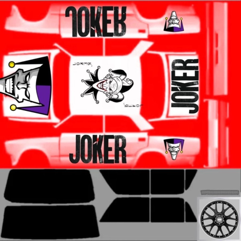 Create meme: skins for cars in rcd for vaz 2107, liveries for RCD 1024x1024 on VAZ 2107 DPS, skins for vaz 2107 russian rider