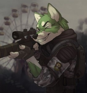 Создать мем: волк тайги, warface, furry art