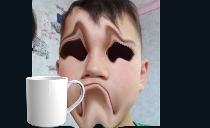 Create meme: mugs of unusual shape, unusual mugs, boy 