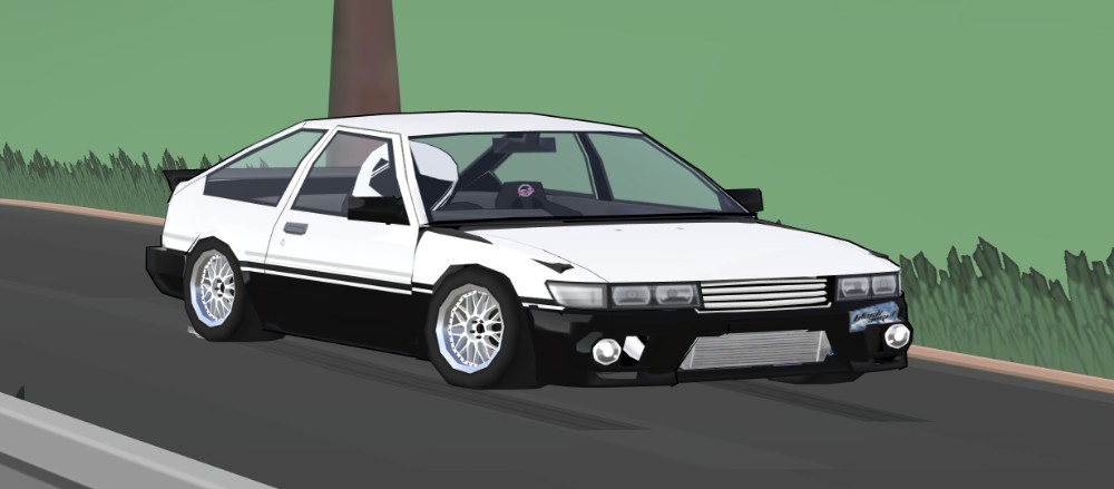 Создать мем: toyota sprinter trueno ae 86 initial d, toyota ae 86 initial d, toyota trueno ae 86 initial d