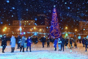 Создать мем: новогодние гуляния, новый год, новогодняя ночь