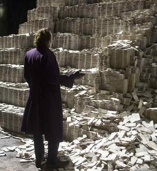 Create meme: money , a mountain of money, a lot of money 