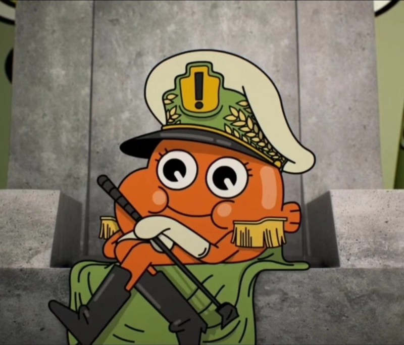 Create meme: Gumball Darwin, the amazing world of Gumball Darwin, gumball darwin the dictator