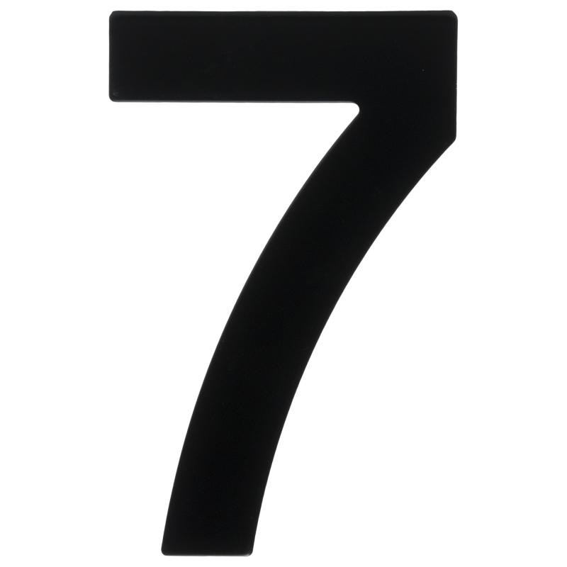 Create meme: The number 7 is black, number 7, printed numbers