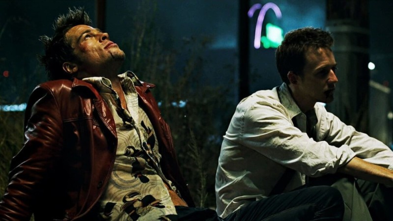 Create meme: Tyler durden, The narrator and Tyler Durden, fight club Tyler Durden