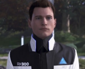 Create meme: Connor winking, detroit become human, detroit become human'connor