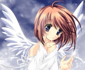 Create meme: anime angel