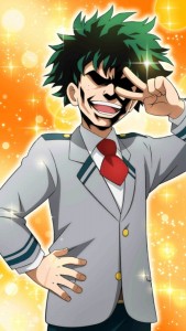 Create meme: hero Academy 2, izuku midoriya, anime deck from my hero Academy