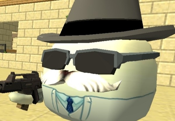 Create meme: screenshot , chicken gun, mlg cat