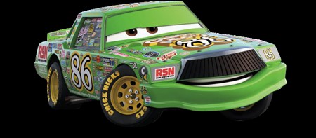 Create meme: cars 3 chico hicks, cars 1 chick Hicks, Chico Hicks 86