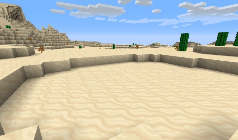 Create meme: minecraft desert, minecraft sand, minecraft biome desert