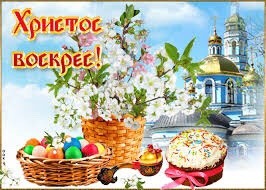 Create meme: Christ is risen postcard, cards with the holiday of light Easter, a happy Easter