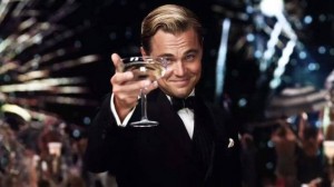Create meme: true story meme, Gatsby with a glass of, a toast to those