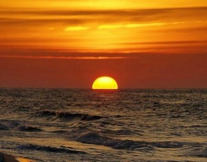 Create meme: sunset, sea sunset, sea sunset