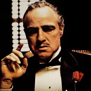 Create meme: don Corleone Smoking a cigar, don Corleone memes, don Corleone