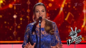 Create meme: the winner of the show the voice, Lydia muzaleva voice, the voice of 60+ winner