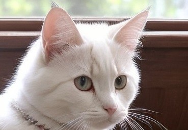 Create meme: white cat , cat , white cat 