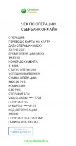 Create meme: receipt transaction Sberbank online, a receipt for payment of the savings Bank, check savings online