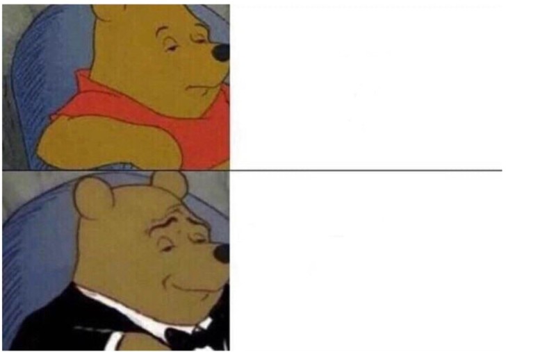 Create meme: Vinnie meme, meme Winnie the Pooh in a Tux, winnie the pooh