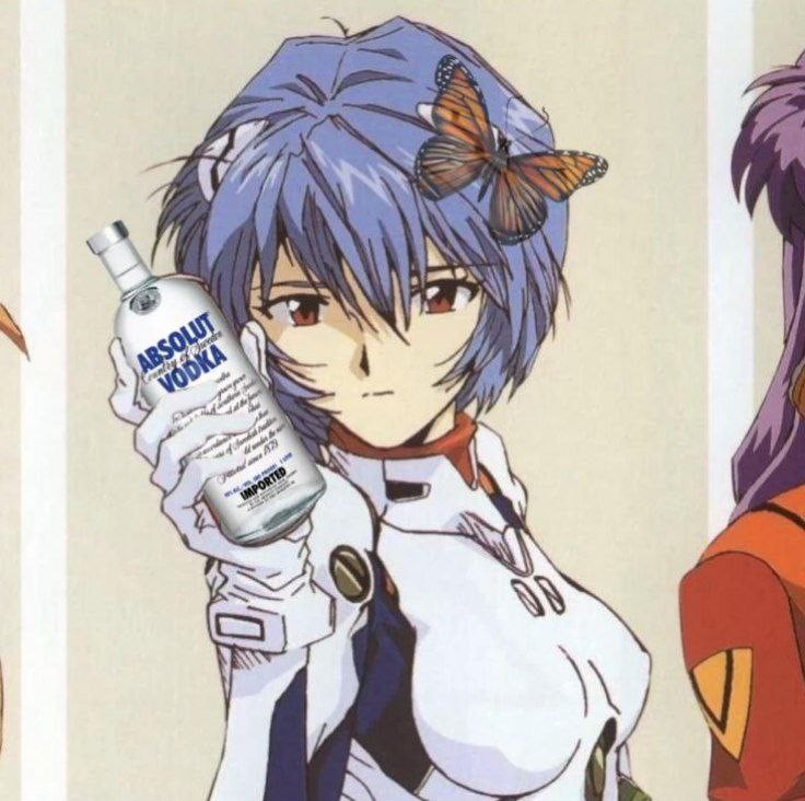 Создать мем: персонажи евангелион, ноа аниме персонаж, rei ayanami