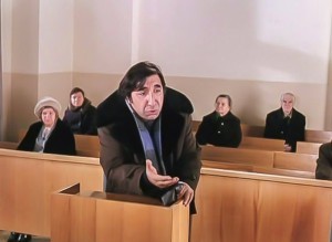 Create meme: dislike, in court, Frunzik Mkrtchyan Mimino on the court
